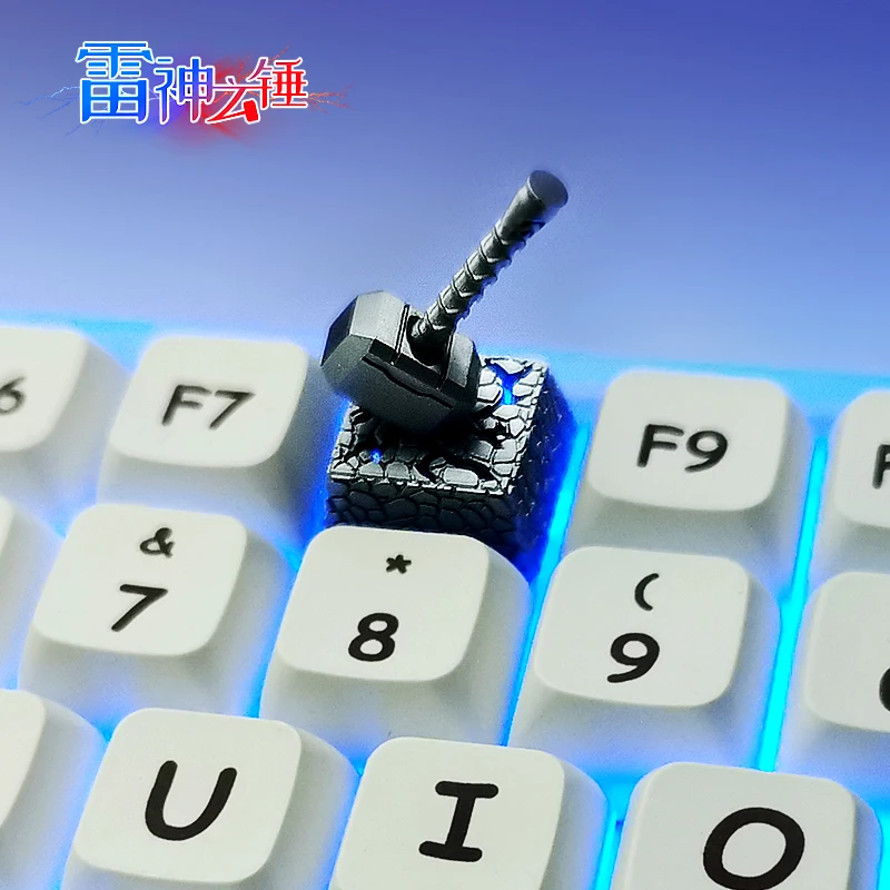 3D Print Keycap Thunder Backlit Artisan Magnetic for mx Keyboarad