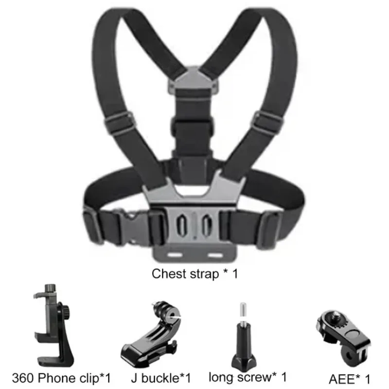 Chest Strap Mount Belt for Mobile Phone iphone 14 Holder Chest Strap for GoPro Hero 11 10 9 8 DJI Action Camera Accessories POV