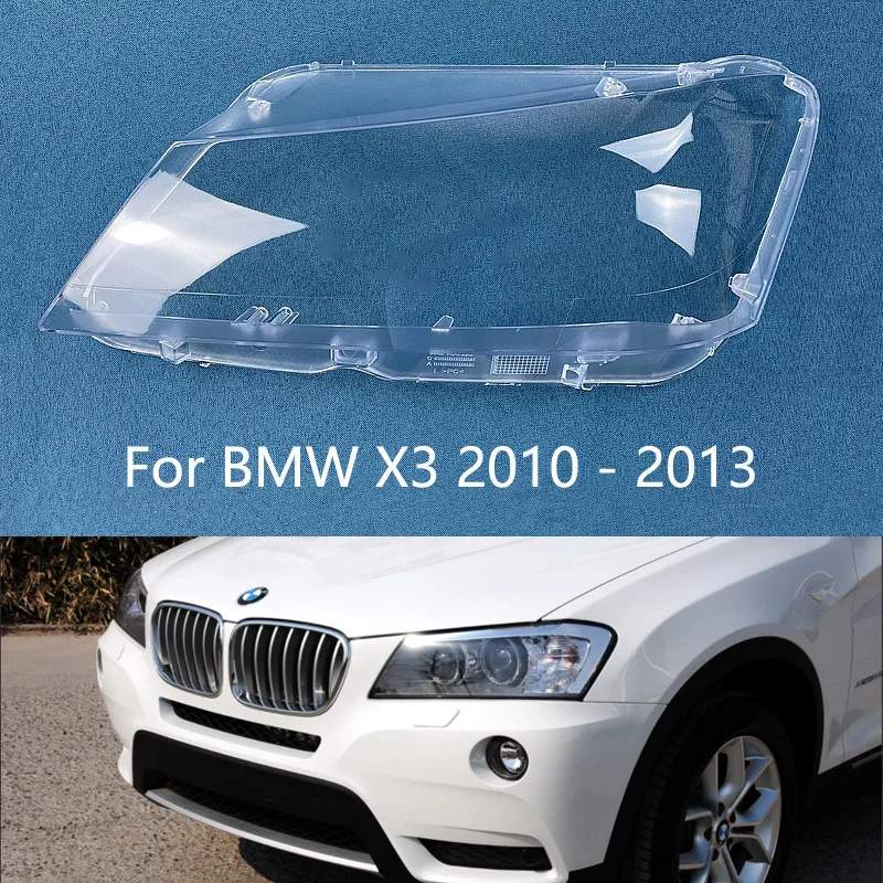 

Чехол для фары BMW X3 F25 2010 2011 2012 2013, большой абажур, налобный фонарь, налобный фонарь, оболочка, стеклянная линза, оболочка