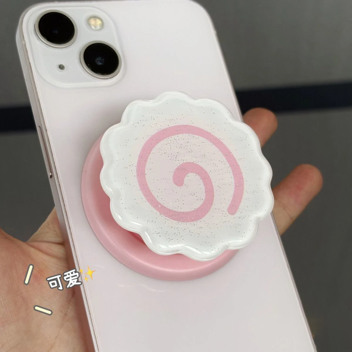 Korean Cute 3D Fish Cake Magnetic Bracket Phone Ring Bracket iPhone 16 Girl Bracket - view 4