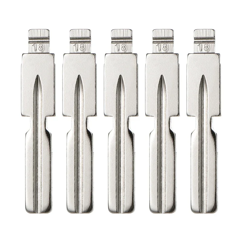 5pcs for BMW EWS E32 E36 E38 E39 E46 E63 E70 E81 E83 #18 Auto KD VVDI Key Blade Car Remote Folding Flip Remote Key Head Parts