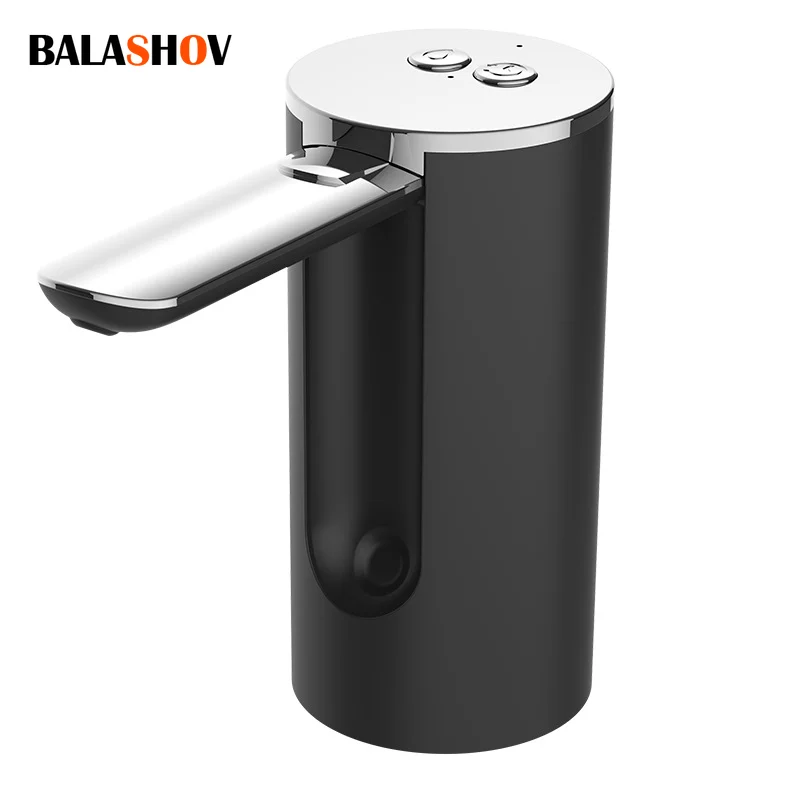 Water Pump Automatic USB Rechargeable Water Bottled Pump Folding Intelligent Quantitative Water Dispenser Pump Bottled Foy Home