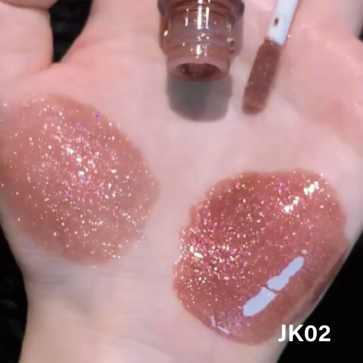 Girlcult Unreal Brillo de Labios Serie JK ​ , Textura vitrificada y sedosa, ligera, no pegajosa, resaltado brillante, color duradero, brillo