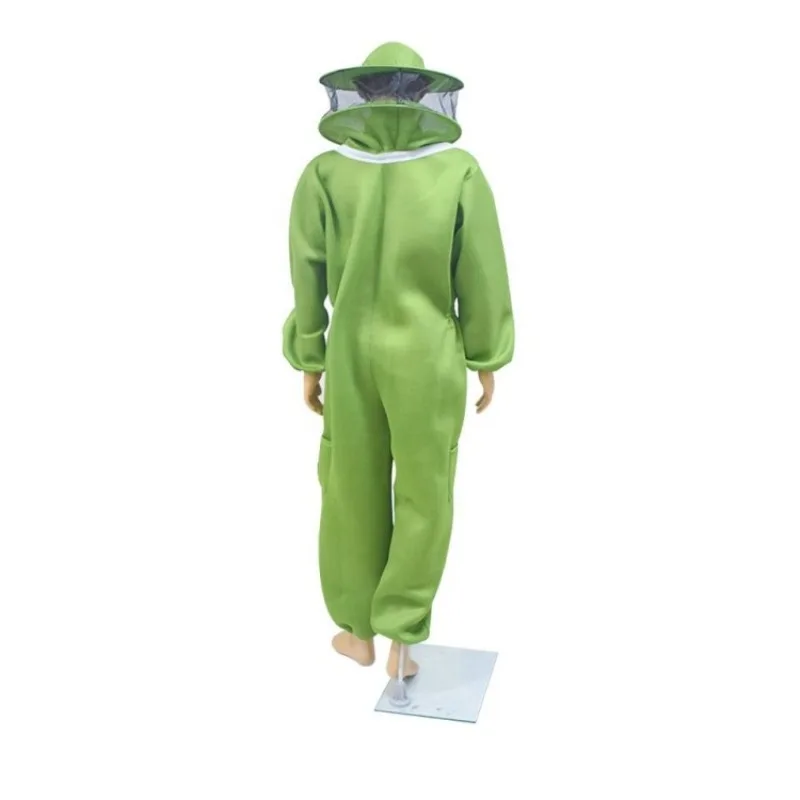 Professional Beekeeping Three Layer Ultra Ventilated Mesh Sting Proof Protective Bee Suit with Fencing Veil for Beekeeper