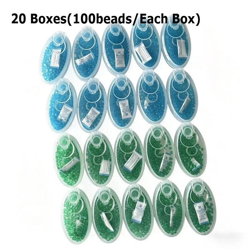 100pcs 20 boxes Smoking Brush Ball For Smoking Mixed Popping Capsule Mint Explosion Beads Black Ice mint Cigarette Burst Bead