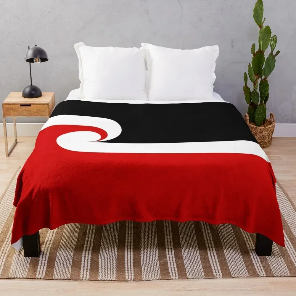 

Tino Rangatiratanga Flag Throw Blanket Decorative Throw blankets ands Luxury St Blankets
