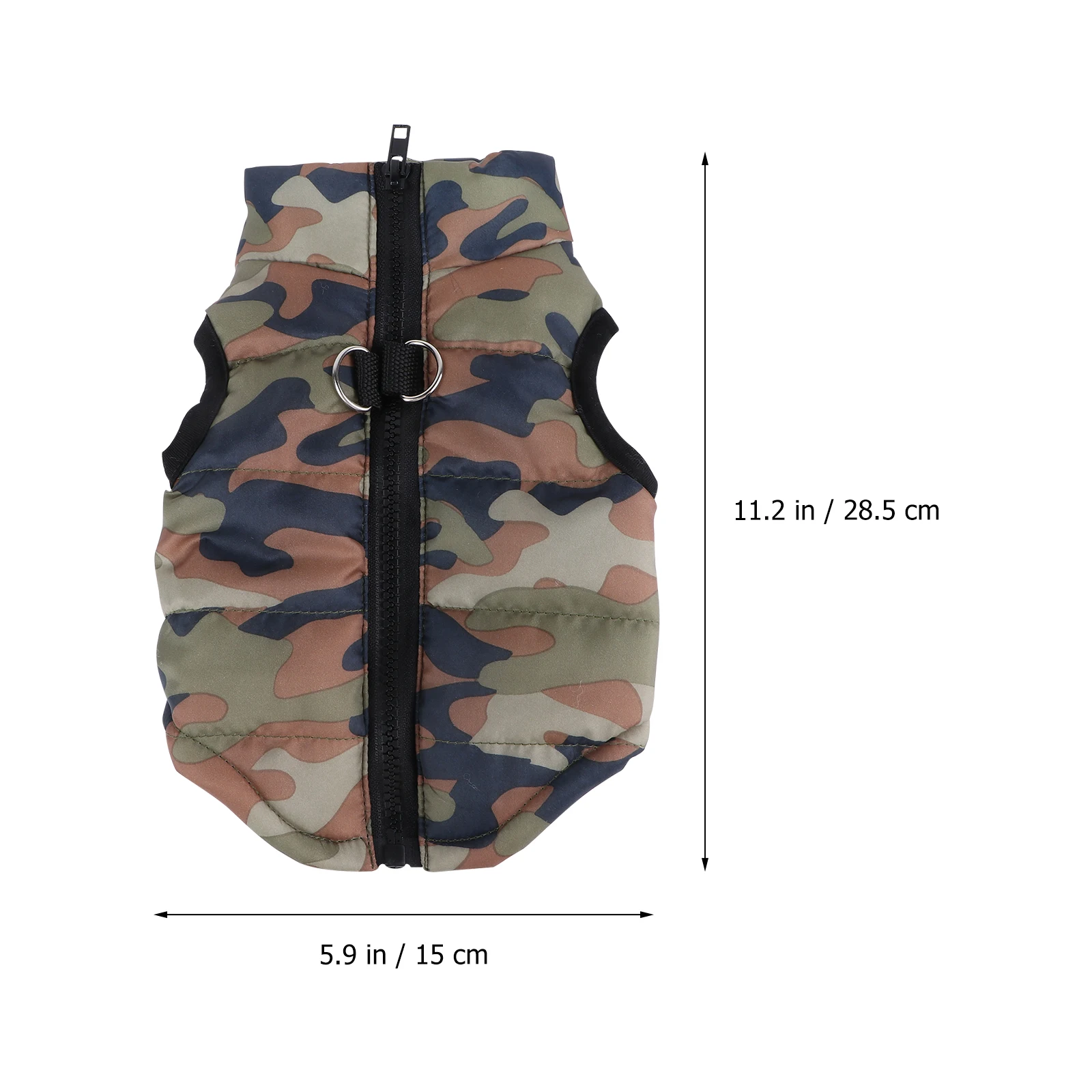 

Dog Jacket Vest Waterproof Cotton Nylon Camouflage Small Size S Puppy Winter Clothing Sleeveless Coat Fashion Comfort