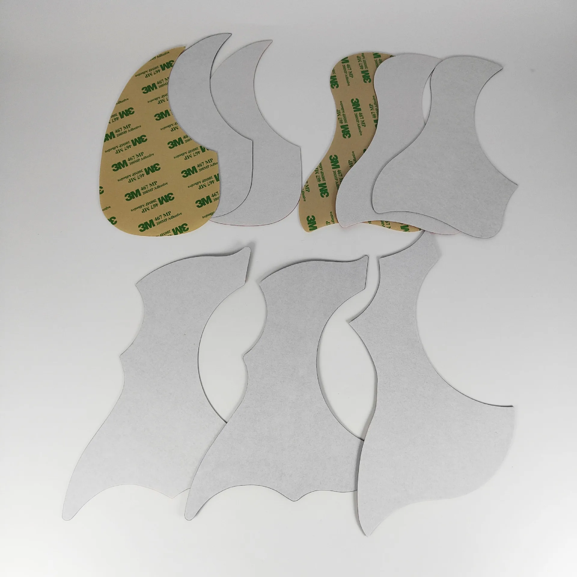 9Pcs Folk Guitar Pickguard Decals Self-Adhesive Scratch Guard Stickers for Acoustic Guitar Protective Film Set