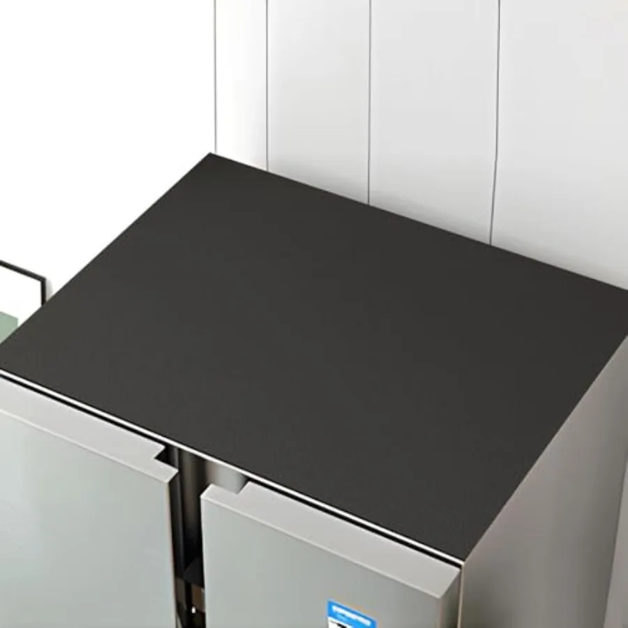 Cuttable Non-Slip Refrigerator Top Cover Dust-Proof Fridge Protector Mat for Kitchen Universal Fit for Freezer Home Appliance A