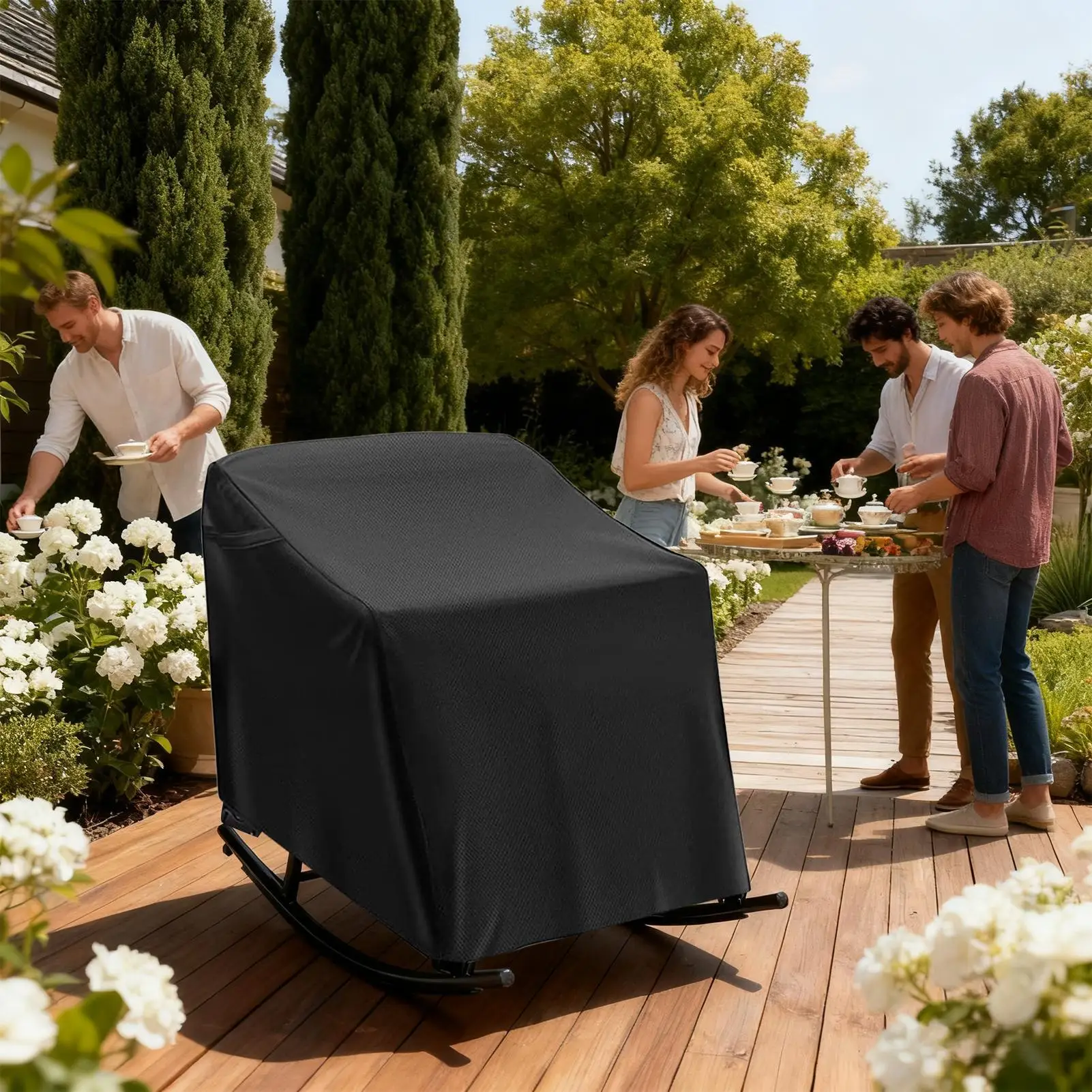 

Чехлы для уличной мебели, ветрозащитные водонепроницаемые защитные чехлы для мебели для сада, двора, фермы, лужайки, двора, балкона