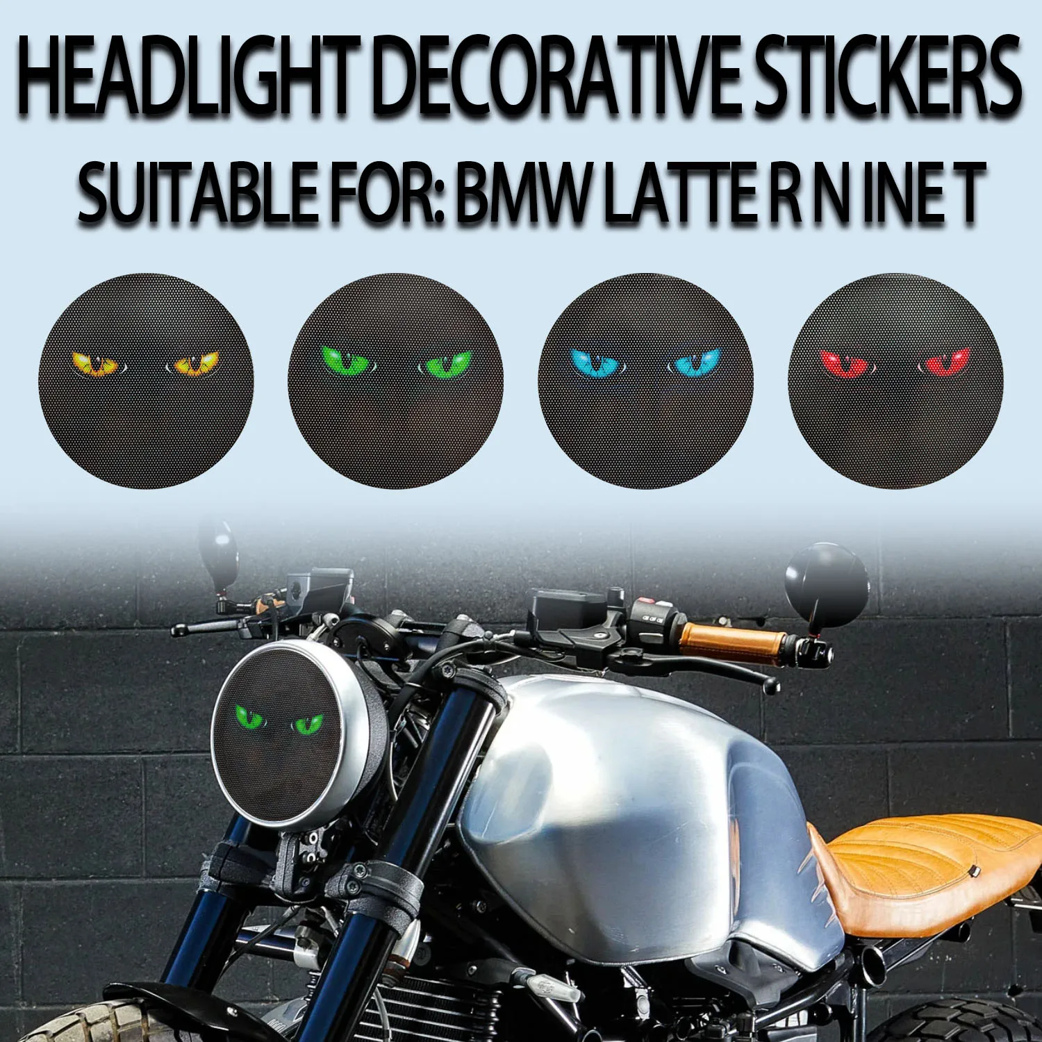

For BMW Latte R NineT Headlight Protection Sticker Headlight Decorative Film