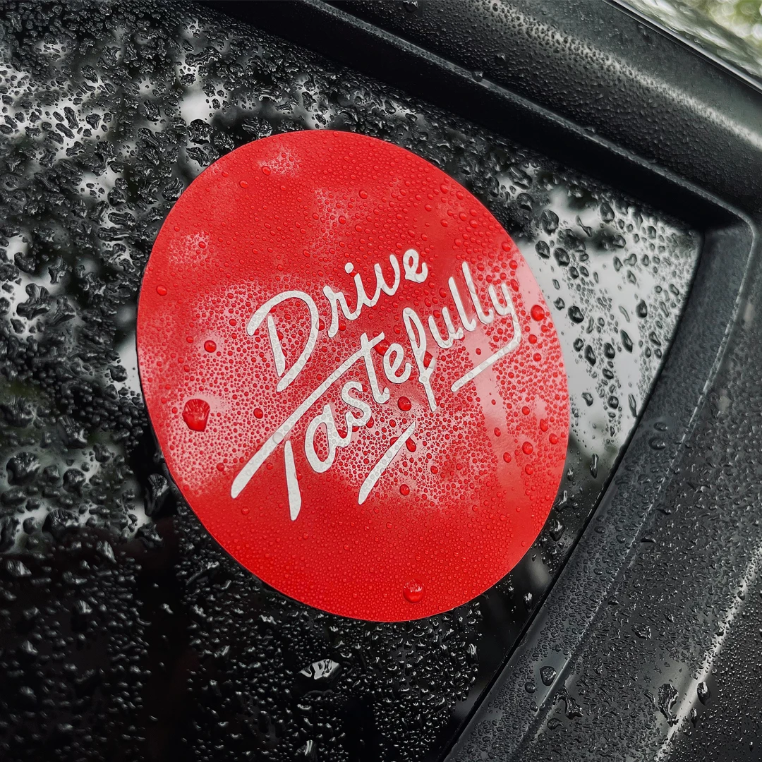 Drive Tastefully tastefully drive life feelings classic old car window electric motorcycle stickers