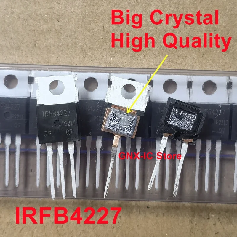 10PCS - 20PCS 100% Real Original New IRFB4227PBF IRFB4227 FB4227 TO220 200V 65A MOSFET MOS TransistorTube 50PCS