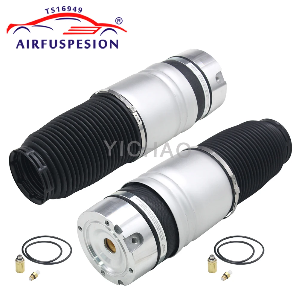 2 sztuk tylna poduszka zawieszenia pneumatycznego dla Audi Q7 VW Touareg Porsche Cayenne zestawy naprawcze do zawieszenia pneumatycznego 7L8616503B 7L6616503B 7L6616020