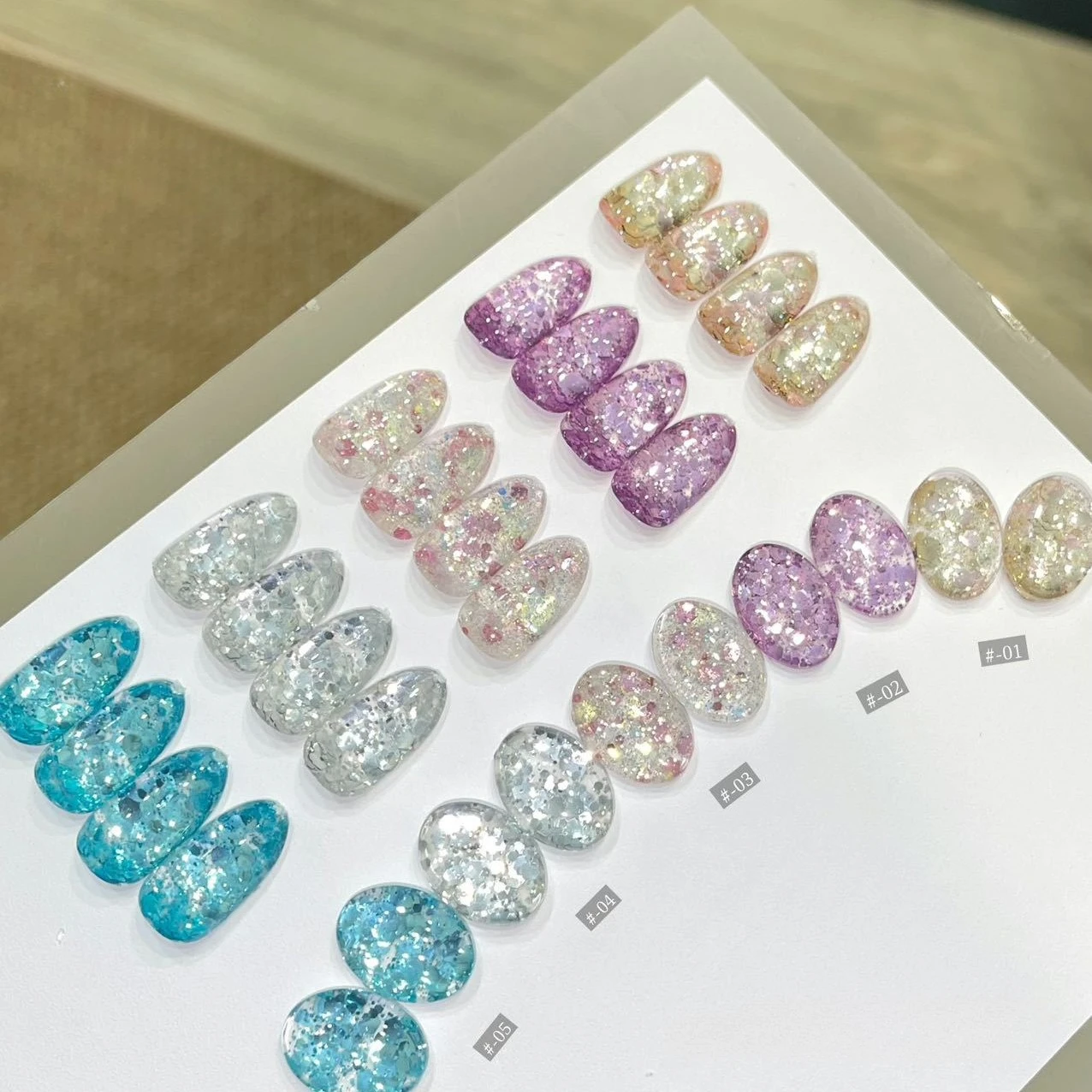 

5 цветов, 5 мл, гель-лак для ногтей с цветочными блестками, блестящий сверкающий цвет, полуперманентный маникюрный гель-лак для дизайна ногтей