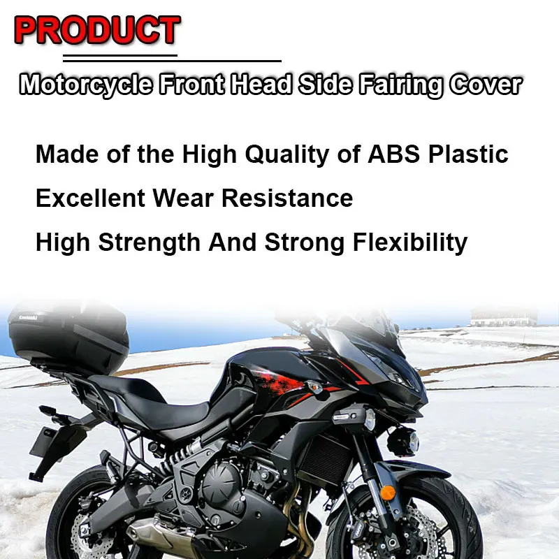 Versys 650 Motorcycle Accessories Front Head Side Panel Fairing Frame Cover Fit For Kawasaki Versys650 2015-2021 2018 2019 2020