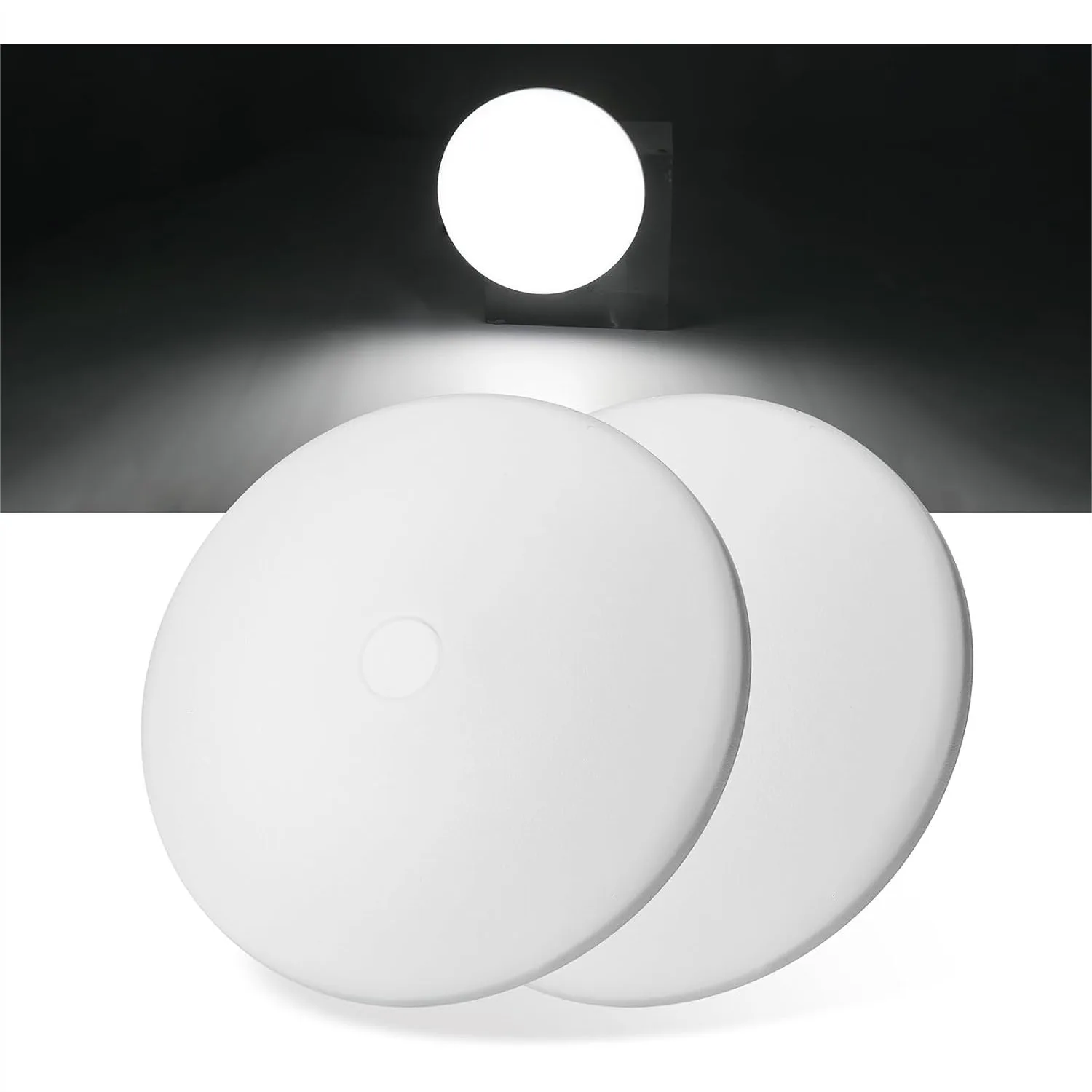 

RV Ceiling Dome Light 12V 4.5Inch with ON/Off Switch, 500LM LED Puck Light for Camper Trailer Boat Interior, 6500K Cool White