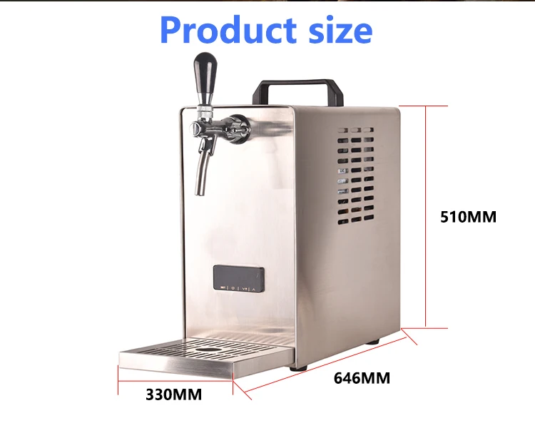 Draught Beer Cooler Machine Draft Beer Dispenser Kegerator