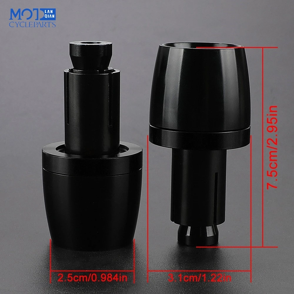 ホンダ CB190R CB CBF 190R 190 CB190 CBF190 R 2015-2018 2017 2016 オートバイ 7/8インチ22MM ハンドルバーグリップ ハンドルバーキャップ エンドプラグ