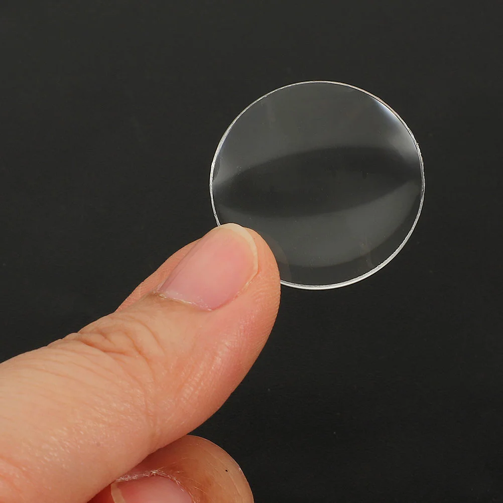 50 Pcs Biconvex Lens Transparent Optical Lenses Physics for Laboratory Small Kit Teaching Experiment Tools