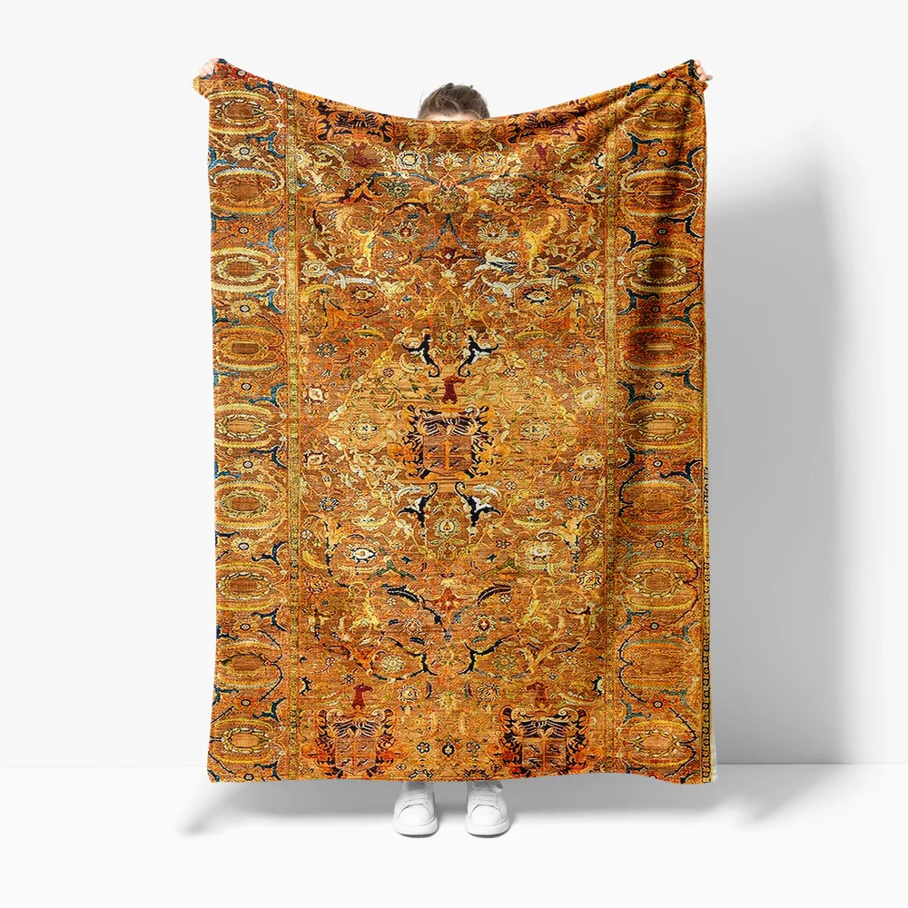 

Vintage Ethnic Kilim Rug Traditional Persian Style Area Rug Handmade Wool Carpet for Home Decor Cushion Cover