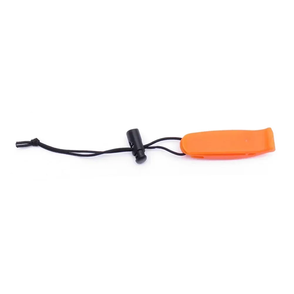 1 Uds silbato de supervivencia al aire libre naranja, negro, gris PP 71*20*15mm Camping senderismo salvavidas buceo silbato de rescate 2023 nuevo