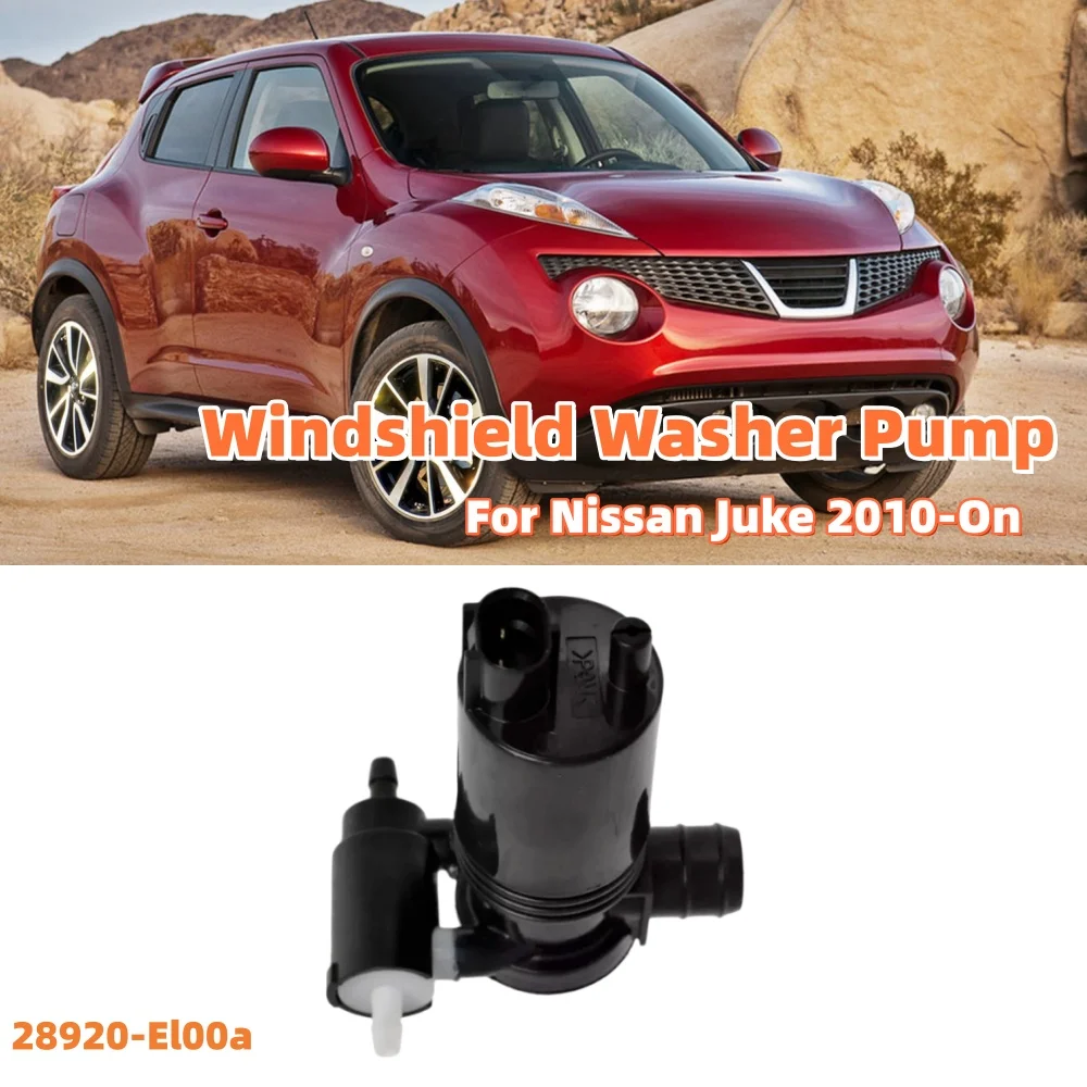 Car Windshield Washer Pump Replacement Dual Twin Outlet Windscreen Washer Pump For Nissan Juke 2010-On 28920-El00a Uk