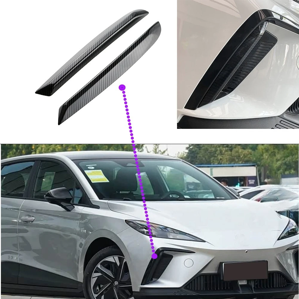 

Car Front Fog Light Trim Sticker for MG4 EV MG 4 ELECTRIC 2022 2023 2024 Fog Light Decoration Cover Accessories