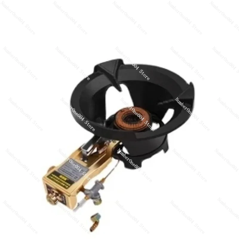 

Commercial High-pressure Gas Stove Single-hole High-pressure Liquefied Gas Stove for Hotel Restaurants Without Gas Cylinder