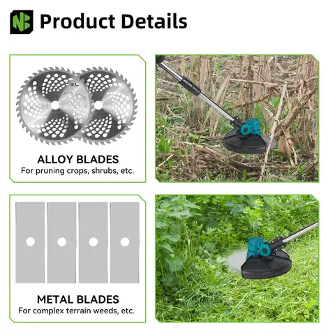 6 best sales sladdlös gräsklippare - №5