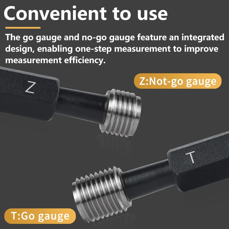 

M52-M59 High precision Thread Plug Gauge GO/NO GO Gage Metric Gauge 6H Precision Internal Screw Gage Fine,Pitch Thread Test