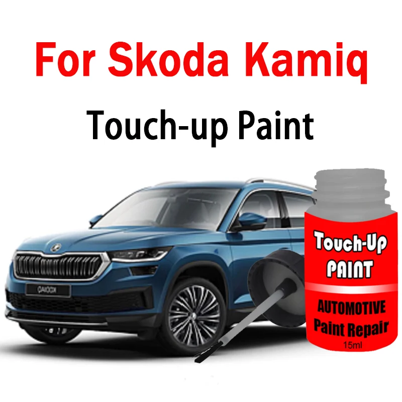 

Automotive Touch-Up Paint (With Brush) for Skoda Kamiq Paint Scratch Remover Car Paint Repair Kit Car Accessories