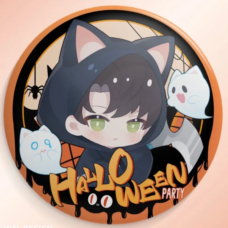 Love and Deepspace Rafayel Xavier Zayne Sylus Hot Games 2D Peripheral Halloween Badge Manga Enamel Pin Comic Exhibition Gifts