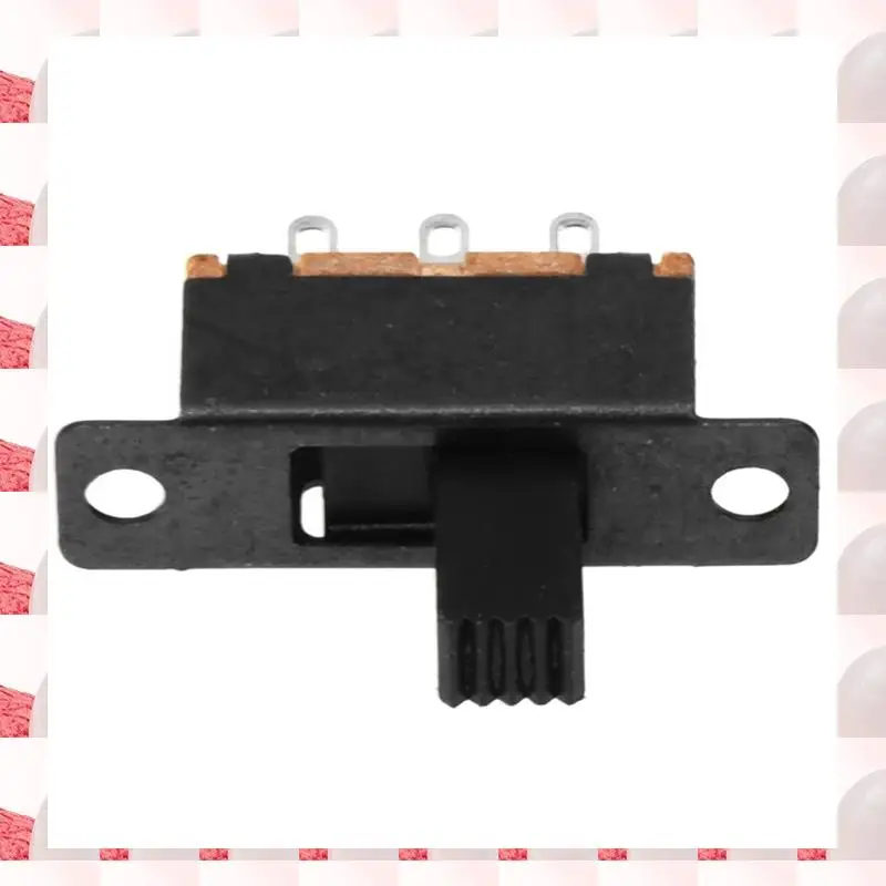 ABGN 50 X DC 0,5A 50V 3 posições 2P2T DPDT interruptor deslizante de montagem em painel SS23D32