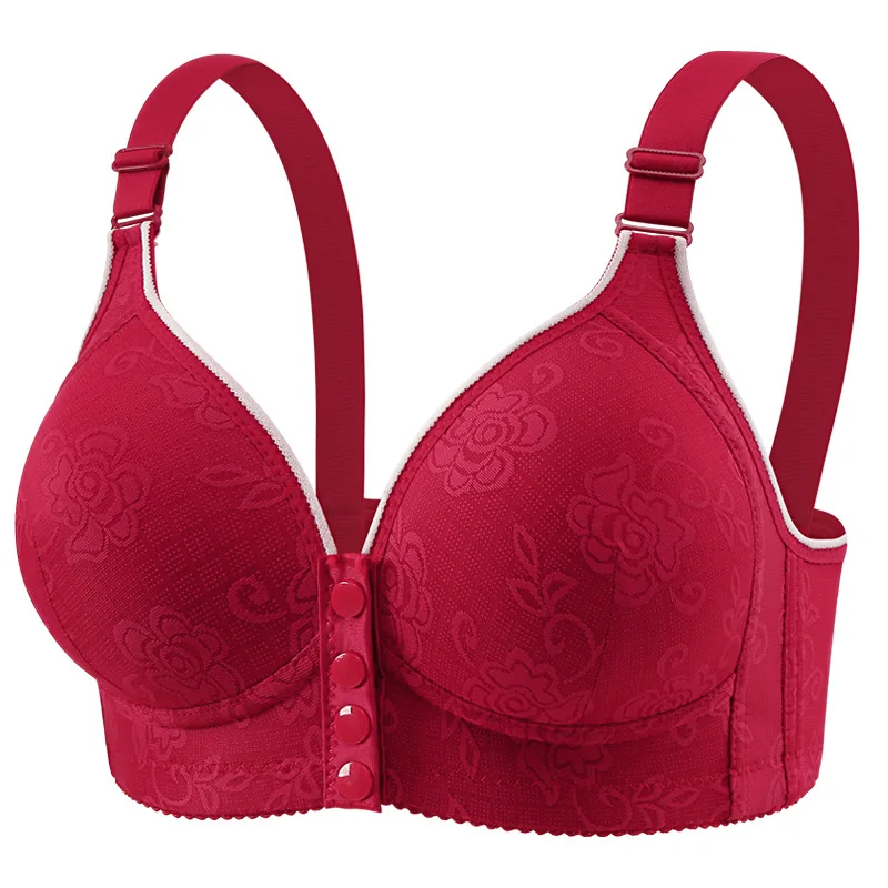 Postpartum Still-BH mit Frontverschluss für Damen, bügelloser rückenfreier Tank-Style, feste Cups, Übergröße, dünne Version für Mädchen