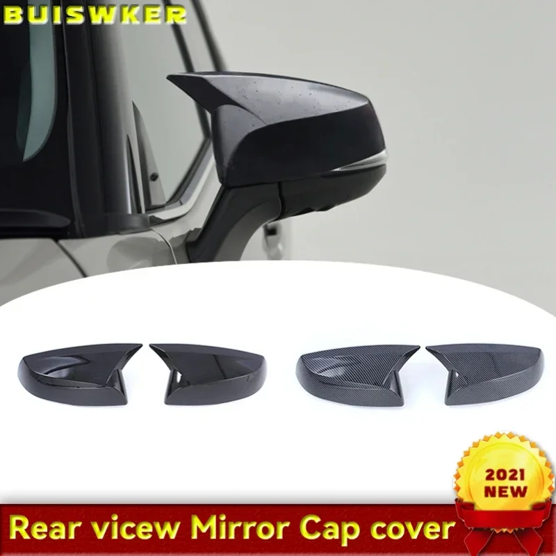 

carbon fiber car rearview cover trims chrome for toyota alphard vellfire sienna highlander rav4 harrier anh30 xu70 xl40 styling