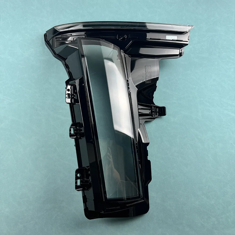 For Cadillac Lyriq 2022 Front Headlight Cover Transparent Lamp Shade Headlamp Shell Lens Plexiglass Replace Original Lampshade 2