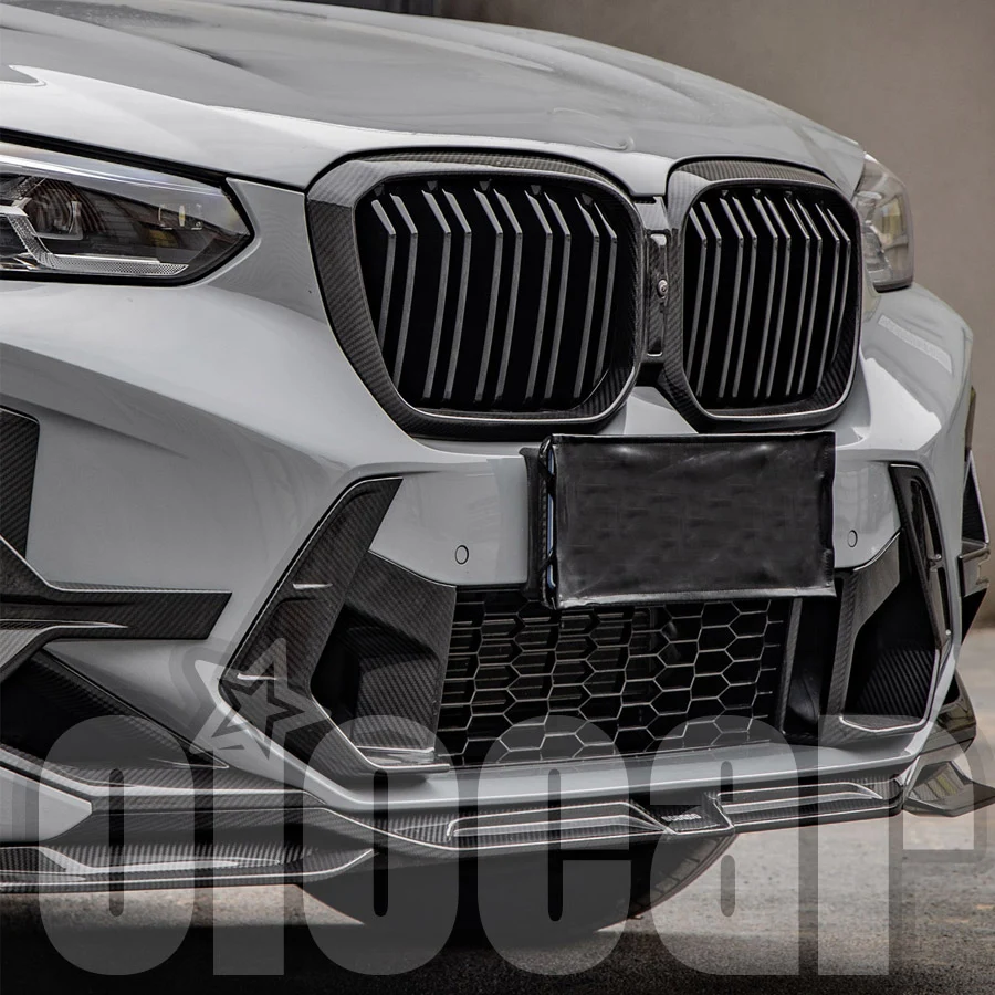 

oiomotors SQ Style Dry Carbon Передний бампер Воздушные накладки для BMW F97 LCI X3M, F98 LCI X4M