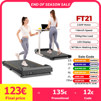 Formill FT21 Treadmill 2.5HP Speed 1-6km/h Walking Pad 90x38cm Running Area 100kg Load Capacity LED Display Home Treadmills