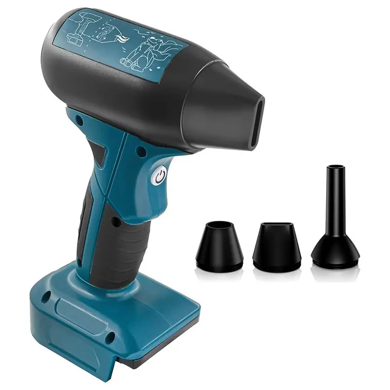 

75STO-Cordless 130000RPM Mini Jet Dry Blower Fan For 18V Battery, Portable Handheld Turbo Air Duster