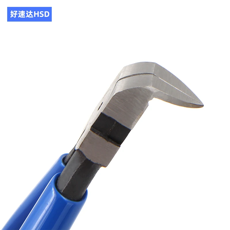 Plastic Nozzle Pliers 45/90 Degree Diagonal Shaped Shear Thin Mouth F90 Flat End Cutting 6 inch 215 alloy steel