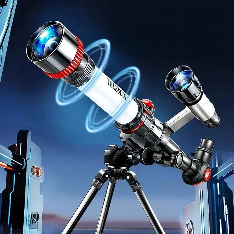 Potente telescopio astronómico profesional monocular de alta definición con función de observación planetaria de alta definición