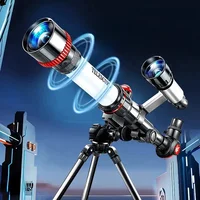 Potente telescopio astronómico profesional monocular de alta definición con función de observación planetaria de alta definición