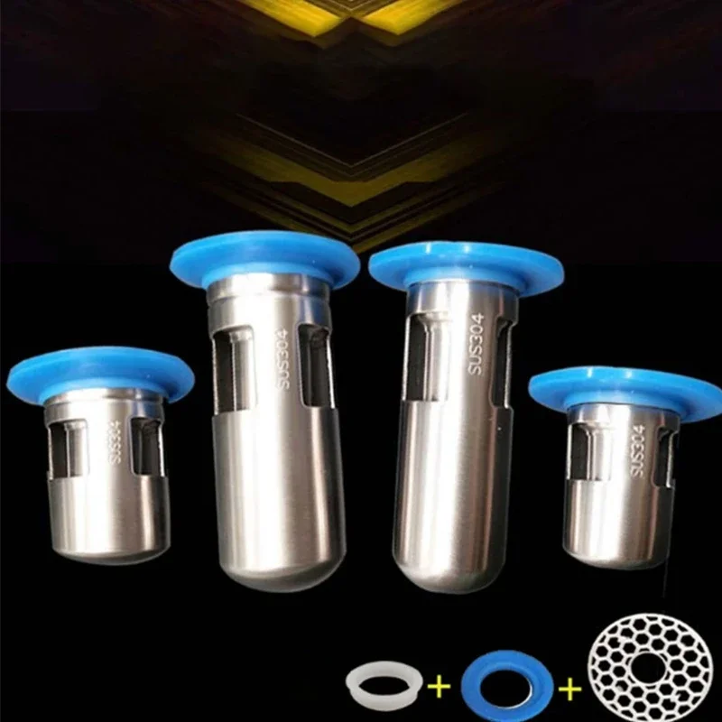 304 Stainless Steel Floor Drain Core U-Type Deep Water Seal Deodorant Insect Proof Bathroom Toilet Sewer Drain Filter