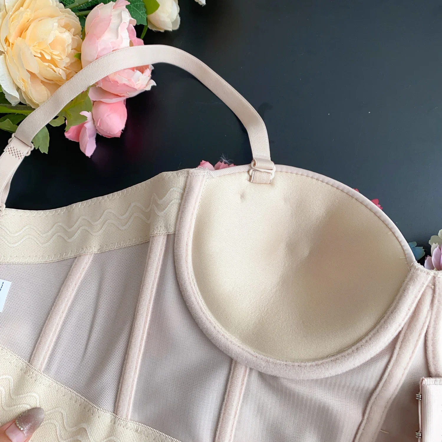 Sexy Hotsweet Backless Elegant Sleeveless Vintage Rhinestone Three-dimensional Flower Slim Beach High Street  Straps Camis Top