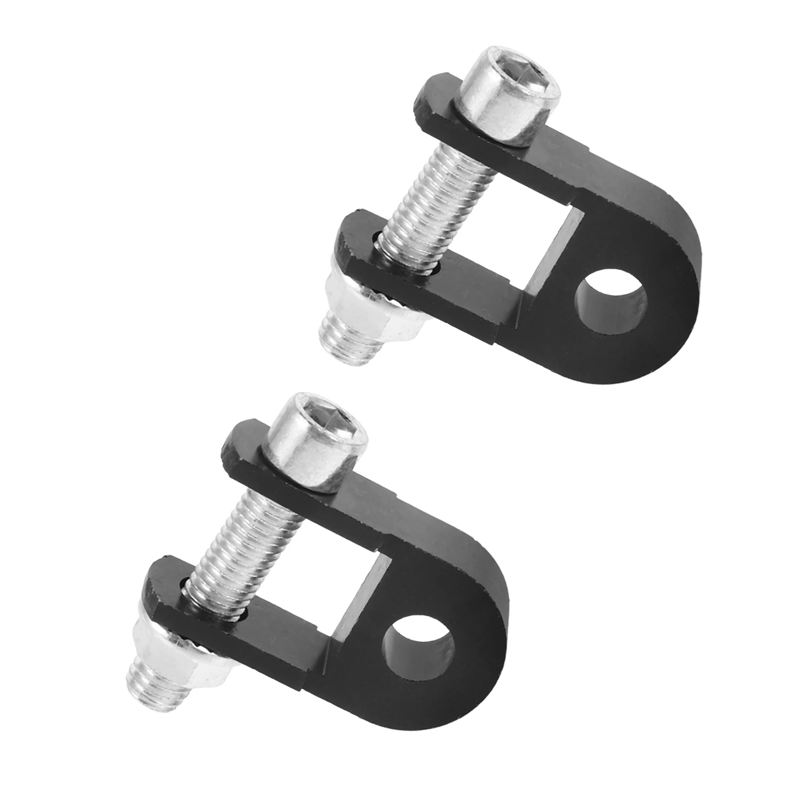 

Motorcycle Rear Shock Extender Black Small with Screws Pair Damping Heightener Elevates Stability Aluminum Alloy