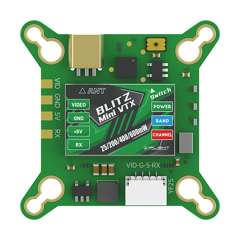 IFlight SucceX Mini Force 5.8GHz VTX With MMCX Connector Adjustable Power PIT/ 25mW/ 200mW/ 400mW/ 600mW for RC FPV Drone