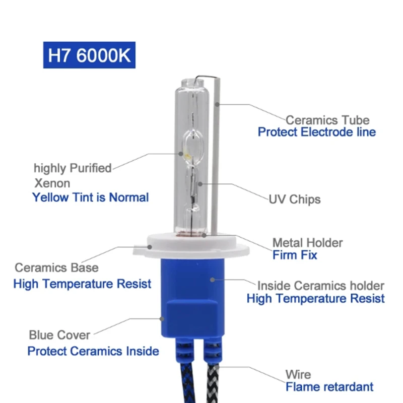 حقيقي DLT F7 70 واط الإضاءة الصابورة مع 70000LM HID زينون لمبة عدة السيارات سيارة العلوي عدة H1 H7 H11 D2H HB3 HB4 6000K 4300K