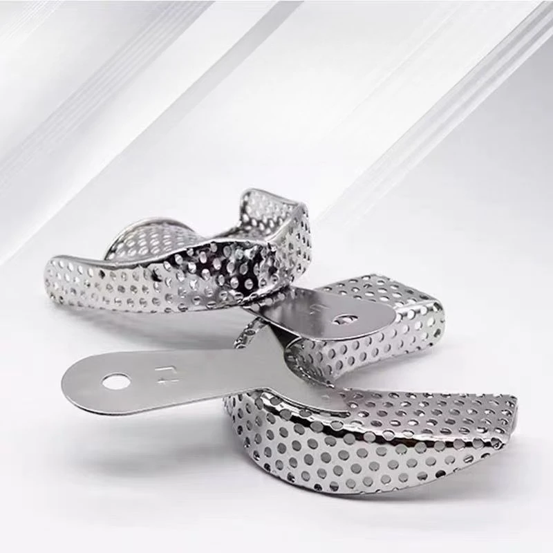 6Pcs/set Stainless Steel Tooth Tray, for Tray Mold Taking, Can Be Sterilized At High Temperature and High Pressure s