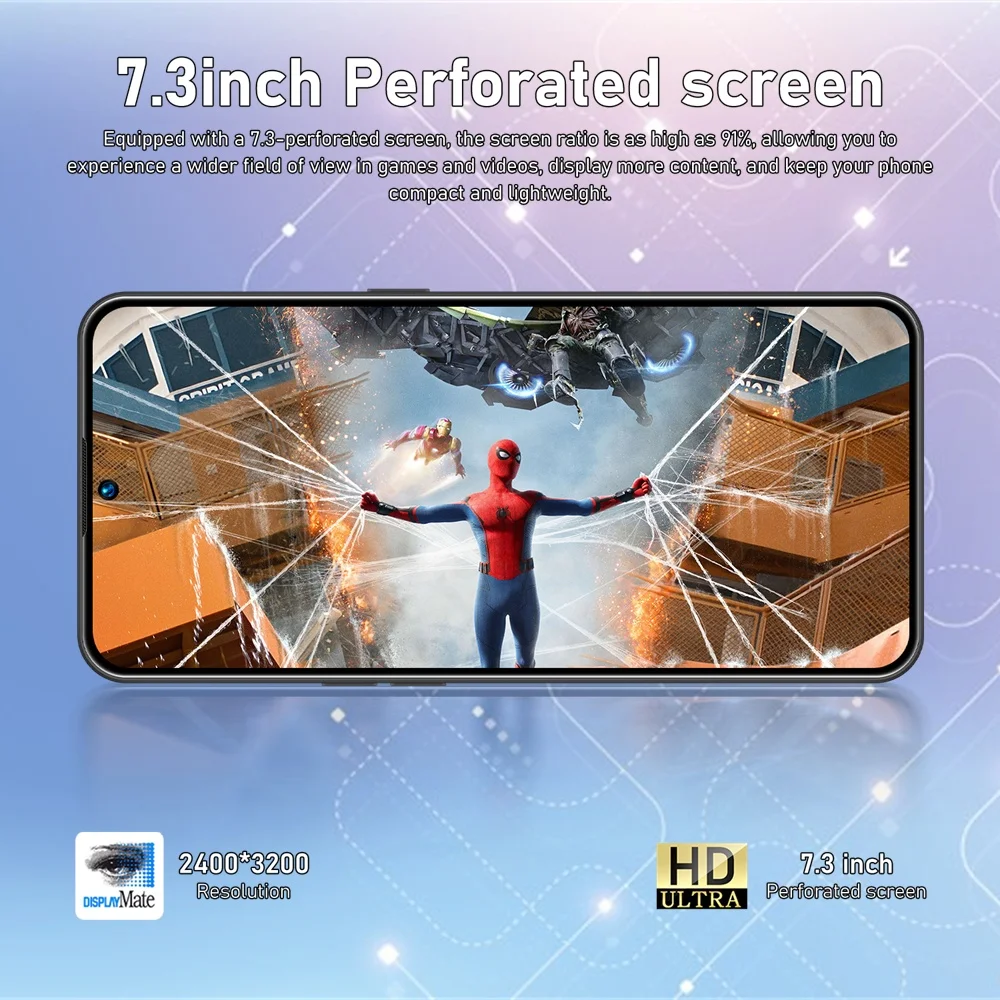 K-Touch Neues C26 Ultra 22G+2TB Handy 7,3HD Mobiltelefone 7800mAh Smartphone 5G Dual SIM Android 15 Entsperrt 16+48MP Globale Version Handys – Detail 6